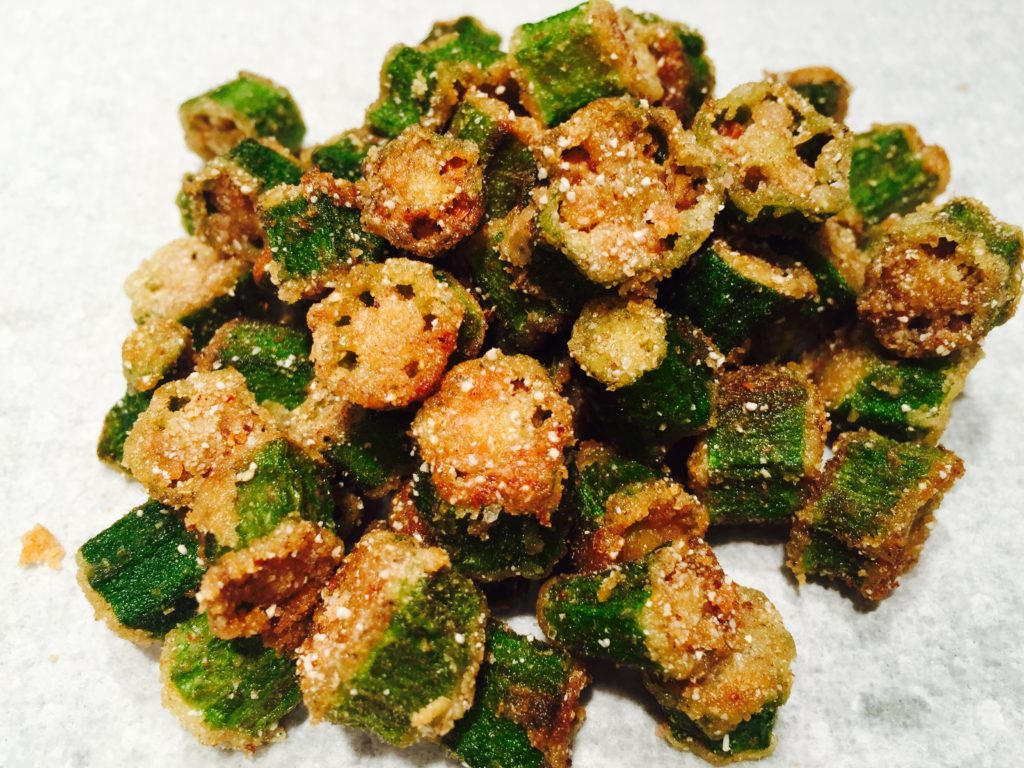 Fried Okra - Crispy and Easy - McNack's Kitchen