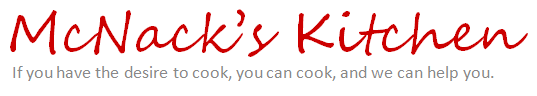 McNack's Kitchen Logo - Easy Recipes and Easy Entertaining